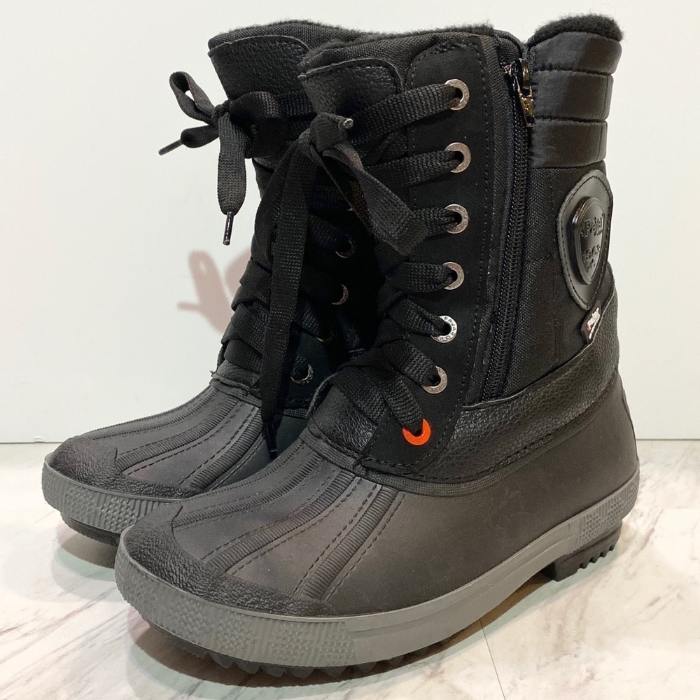 New! Pajar Selma Waterproof Black Duck Boot 6 L
